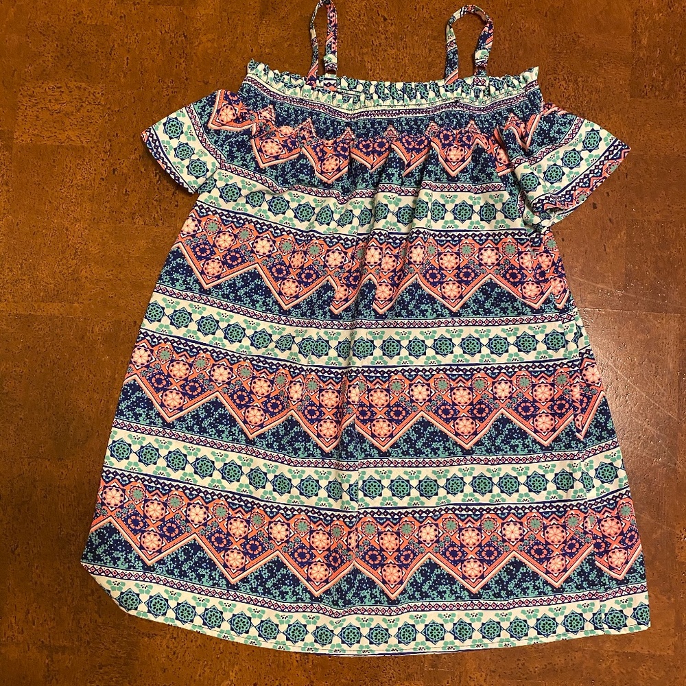 Off the Shoulder Patterned Top